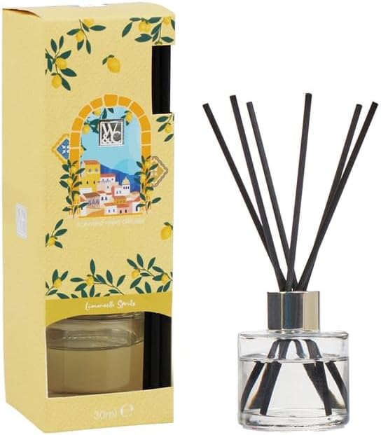 Wickford & Co. Luxury Limoncello Spritz Scented Reed Diffuser Room 30ml Festive Summer Fragrance