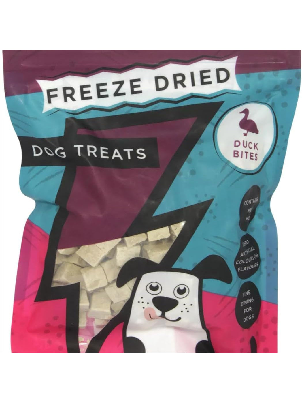 Drool's Freeze-Dried Duck Bites 50g Dog Treats - Resealable Pack - Low Fat - High in Protein
