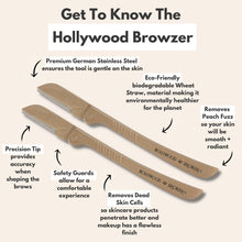 Hollywood Browzer Dermaplaning Blades for Face - Twin Pack Gold