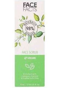 Face Facts Vegan Face Scrub 75ml - New & Boxed
