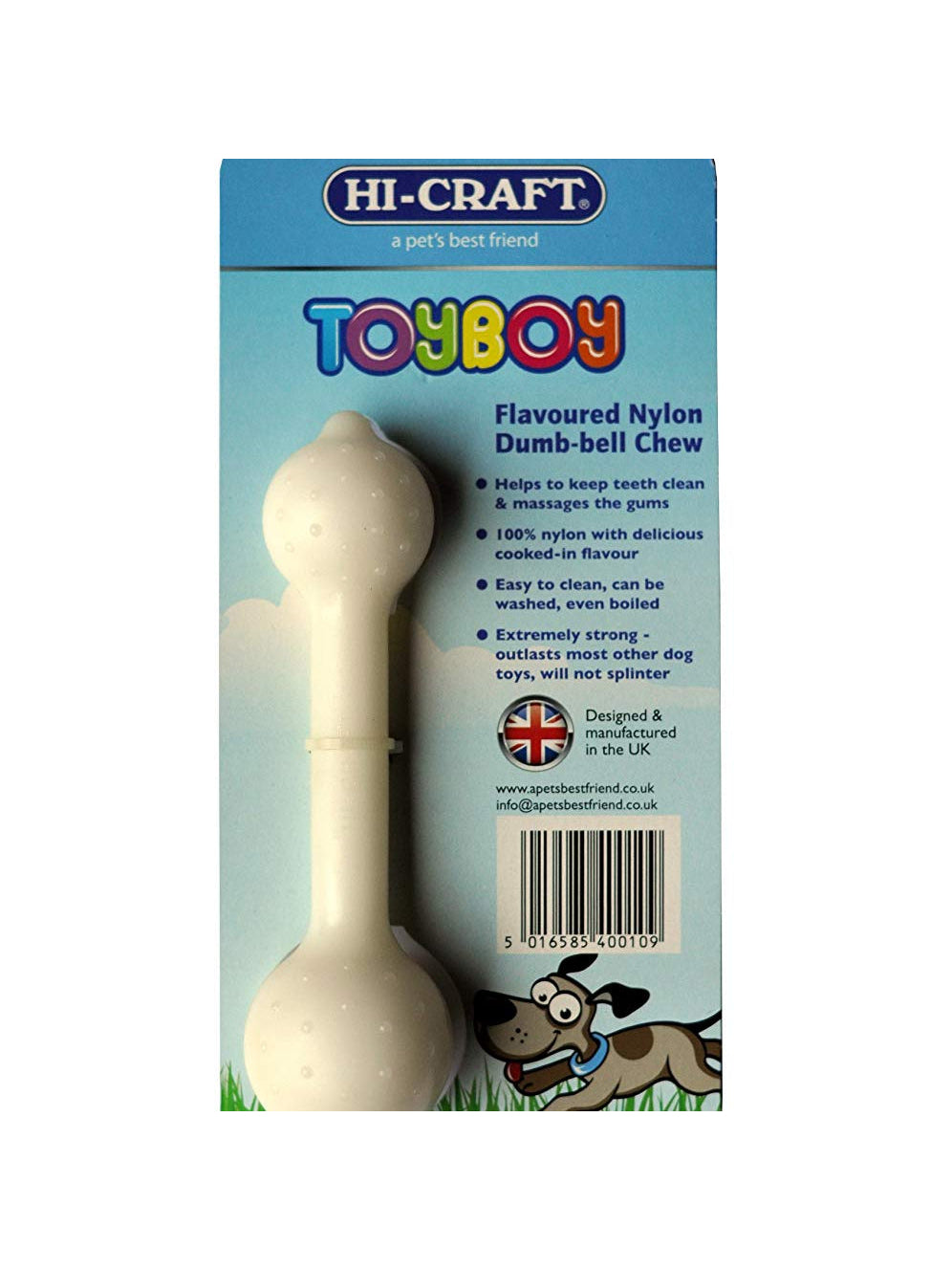 Hi-Craft Toyboy Dumb-bell Flavoured Nylon Chew