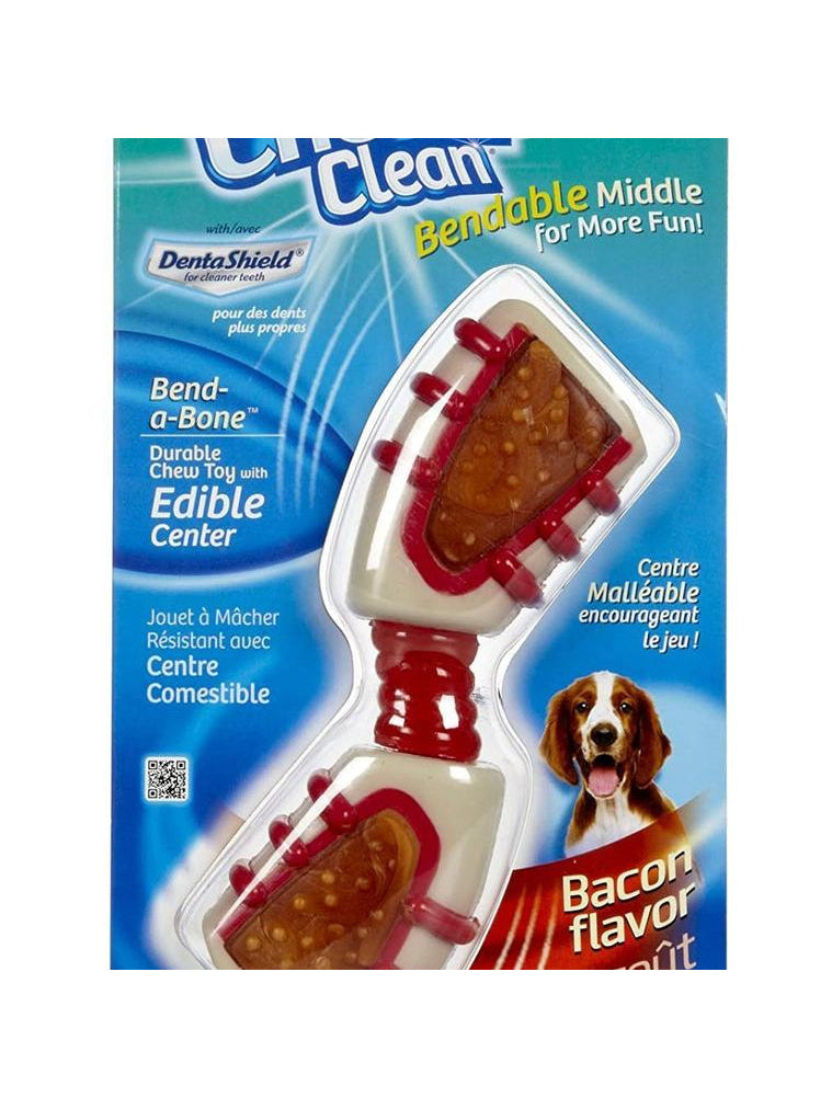 Hartz Chew 'n Clean Bend-A-Bone Dog Toy - Large by HARTZ