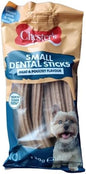 Chester's Small Dental Sticks, Meat & Poultry Flavour 120g Dog Treats - Low Fat - High in Protein