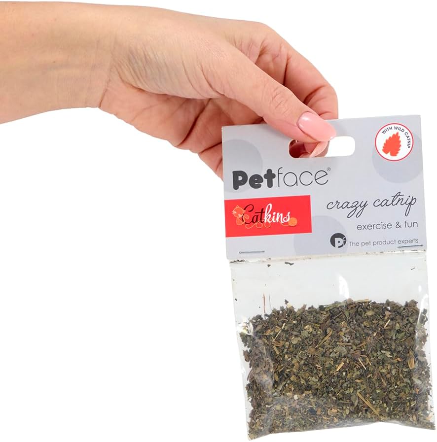 Petface Crazy Catnip, Natural Wild Catnip for Cats, 15 g