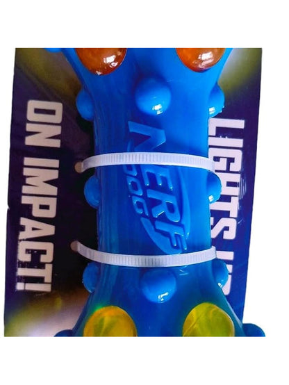 Nerf Dog Light Up Bubble Bone Toy / Chew