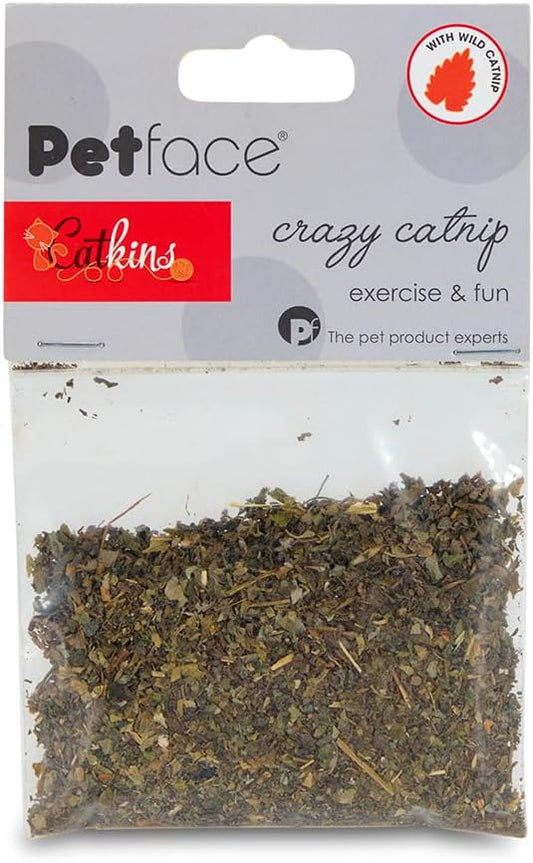 Petface Crazy Catnip, Natural Wild Catnip for Cats, 15 g