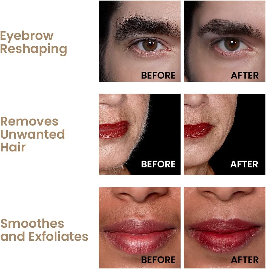Hollywood Browzer Dermaplaning Blades for Face - Twin Pack Gold