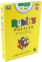 Ginger Fox Rubik's Cube 50 Puzzle Cards To Test Your Brain Power - Suitable For Players Aged 14 Years+