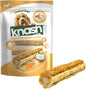 Knash Dog Dental Woofa Loofas Pack of 7 - Pumpkin, Ginger & Coconut Flavour. Chew Care Veggie Based Daily Treats Healthy Teeth & Gums Medium Dogs.