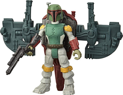Star Wars Mission Fleet Gear Class Boba Fett Capture in the Clouds 2.5-Inch-Scale Figure and Vehicle