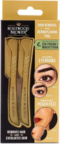 Hollywood Browzer Dermaplaning Blades for Face - Twin Pack Gold