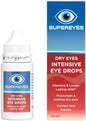 Supereyes Intensive Dry Eye Drops, Lasting Relief, Moisturises & Soothes Dry Eyes, Contact Lens Friendly, 10ml