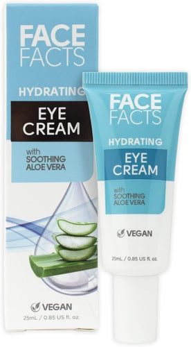 Face Facts Hydrating Eye Cream with Soothing Aloe Vera ( Vegan ) 25ml