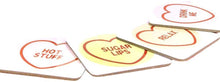 Swizzels Sweets Love Hearts Coasters, Multi Coloured, 9.5cm X 9.5cm