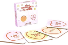 Swizzels Sweets Love Hearts Coasters, Multi Coloured, 9.5cm X 9.5cm