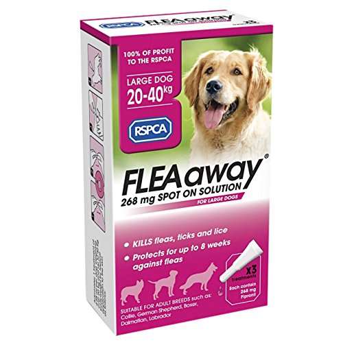 RSPCA FleaAway Spot-on Solution for Large Dogs, 268 mg