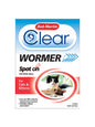 Bob Martin Clear Spot On Wormer Treatment for Cats and Kittens - 4 Tubes