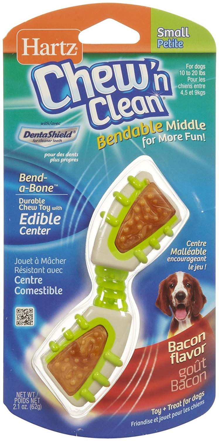 Hartz Chew N Clean Bend A Bone Small Bacon Flavour