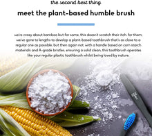The Humble Co. Plant Based Toothbrush | Sensitive Bristles | Biodegradable, Eco-Friendly, Vegan for Your Everyday Oral Care, Dentist Approved (4 Pack)