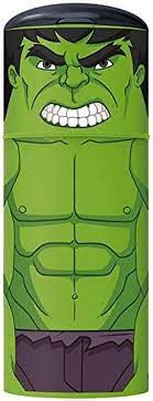 Stor Marvel The Hulk Children Kids 350ml Water Bottle Flip Cover & Straw