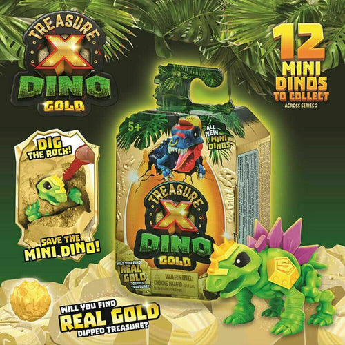 Treasure X Dino Gold Mini Pack with Digging Tool and Character Ages 5+